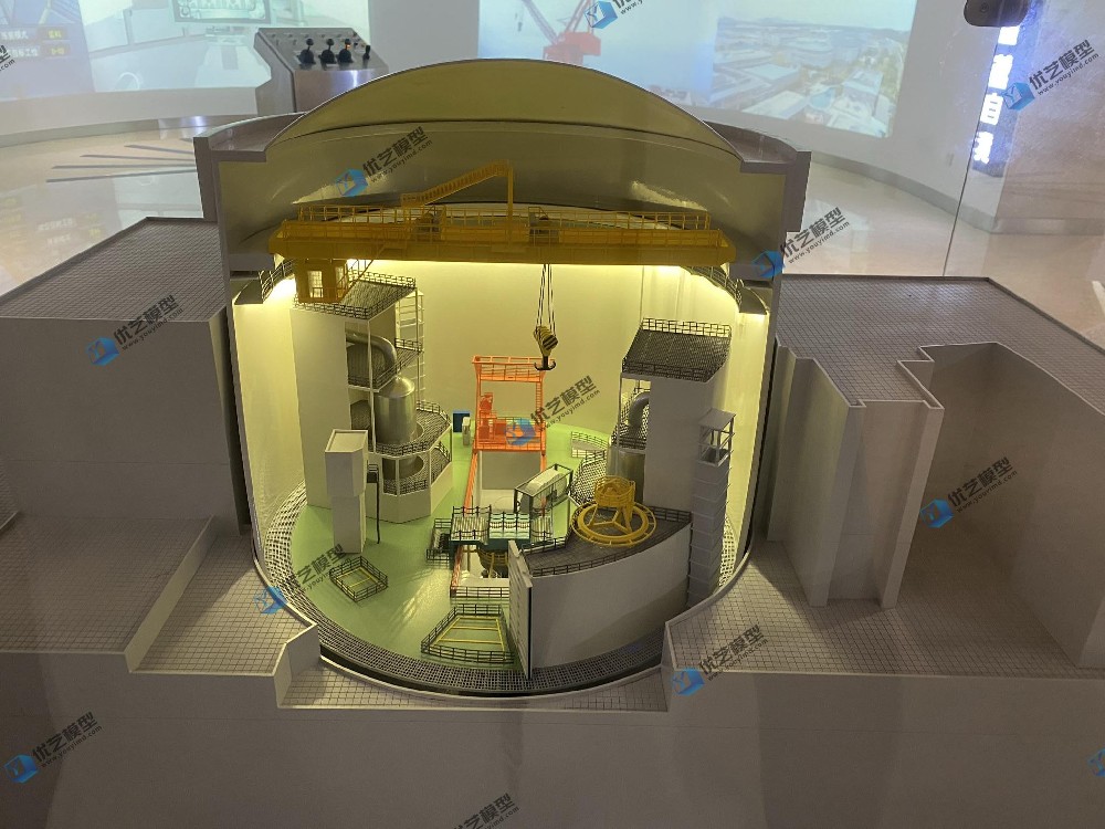 國產CNP650先進壓水堆核電機組模型